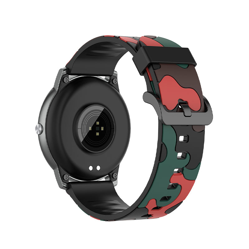For Haylou Solar LS05 Camouflage Pattern Silicone Smart Watch Strap Replacement Watchband For Haylou Solar LS05 Camouflage Pattern Silicone Smart Watch Strap Replacement Watchband